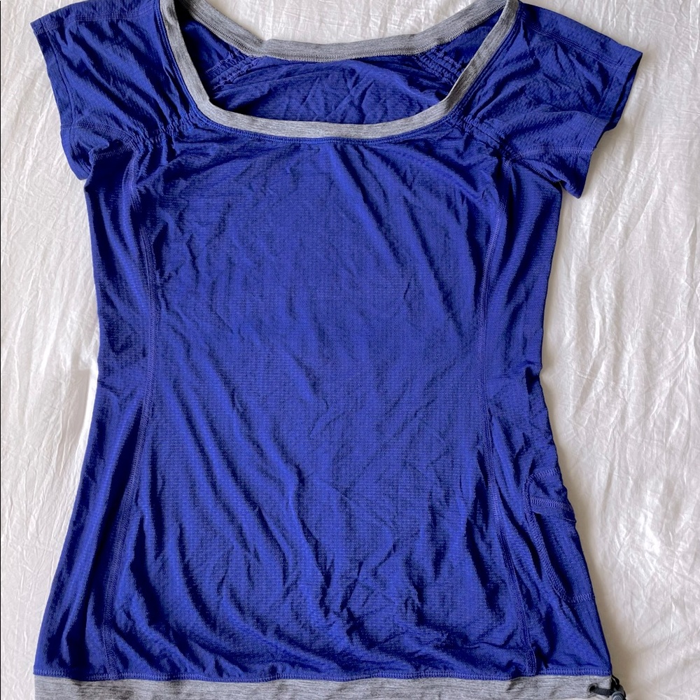COPY - Purple/Grey Lululemon Shirt Size 4 With an Adjustable band